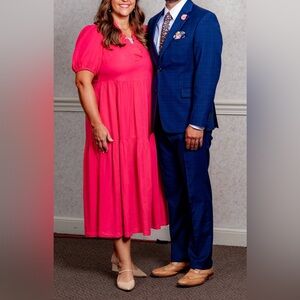 Crown & Ivy Pink Maxi Dress
